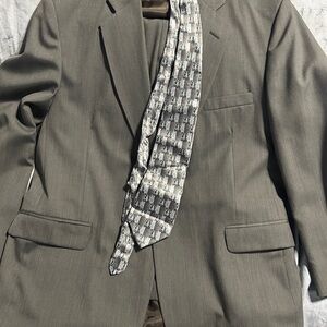 Classic Gray/Green Men's Suit